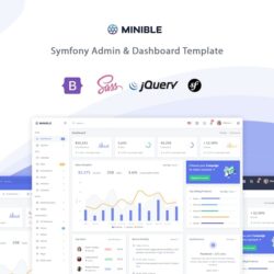 Minible – Symfony Admin & Dashboard Template