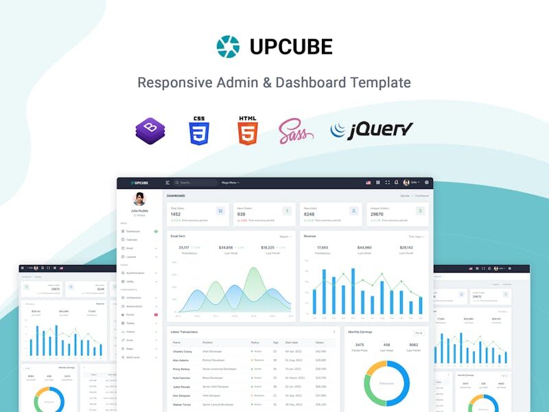 Upcube - Bootstrap Admin & Dashboard Template