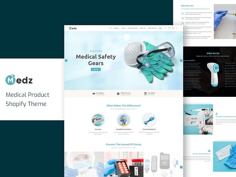 Medz - Medical Products Shopify Theme