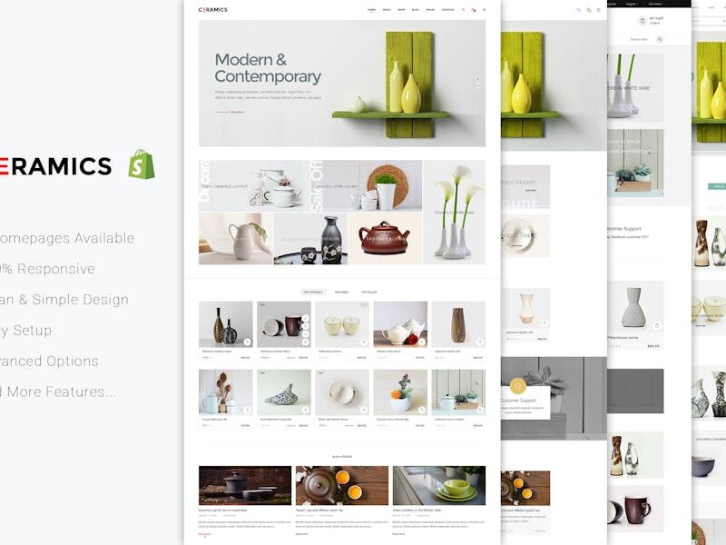 Jms Ceramics - Responsive Shopify Theme