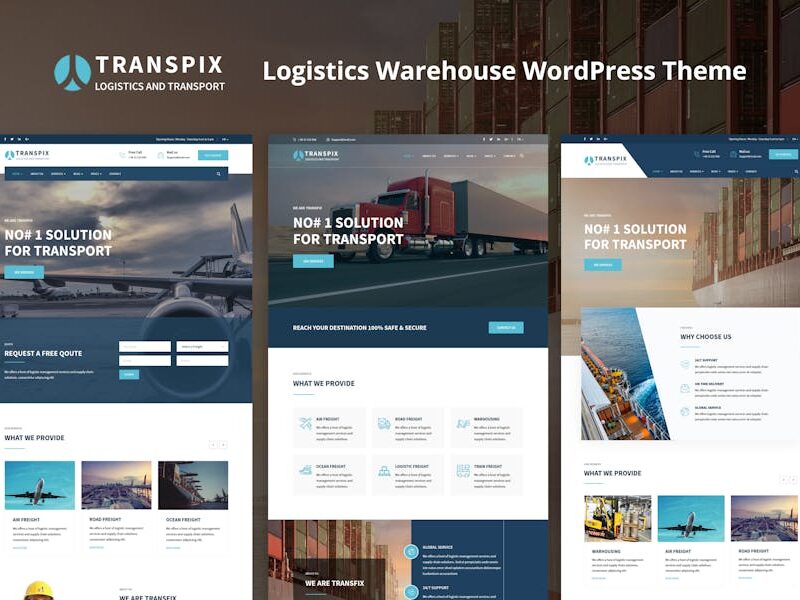 Transpix - Logistics Warehouse WordPress Theme