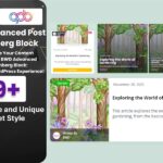 Advanced Blog Post Block Plugin For Gutenberg Advanced Blog Post Block Plugin For Gutenberg