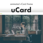 uCard – Animated vCard WordPress Theme uCard – Animated vCard WordPress Theme