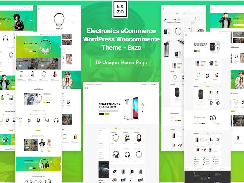 Electronics eCommerce Woocommerce Theme - Exzo
