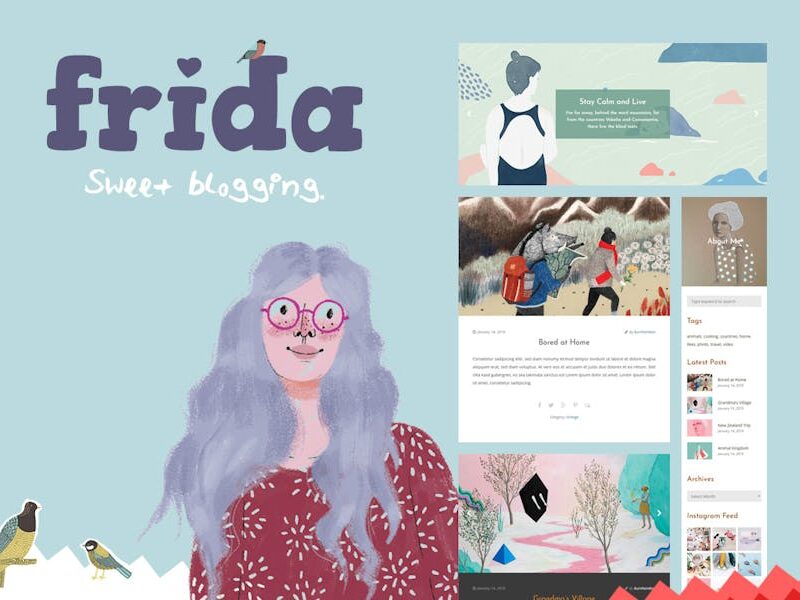 Frida - A Sweet & Classic Blog Theme