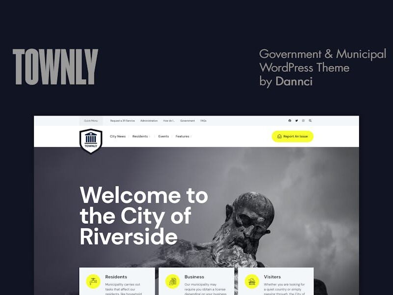 Townly - Government & Municipal WordPress Theme