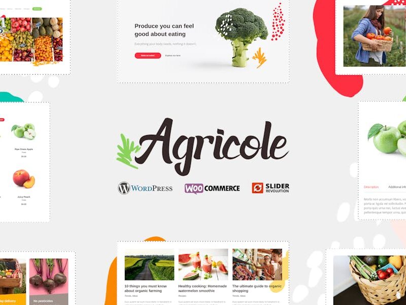 Agricole - Organic Food & Agriculture WP Theme