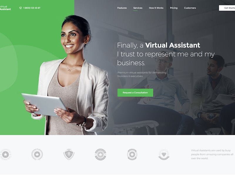 Revirta - Virtual Assistant WordPress Theme