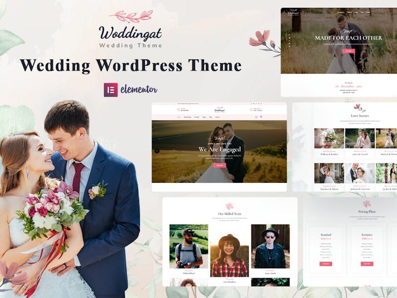 Woddingat - Wedding WordPress Theme