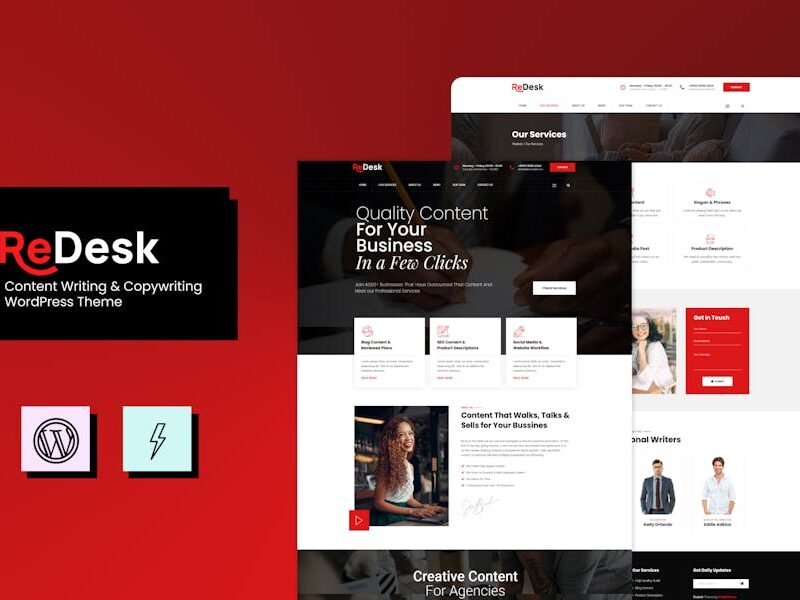 ReDesk - Content Writing & Copywriting Theme