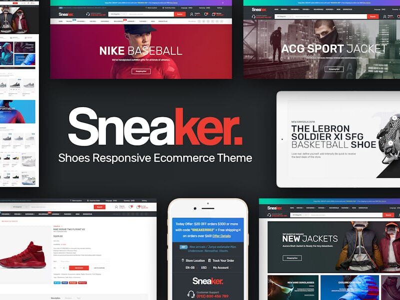 Sneaker - Color Swatches OpenCart Theme