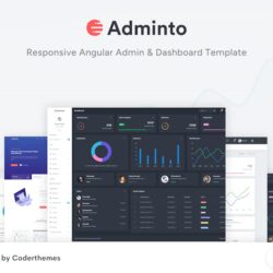 Angular Admin & Dashboard Template – Adminto