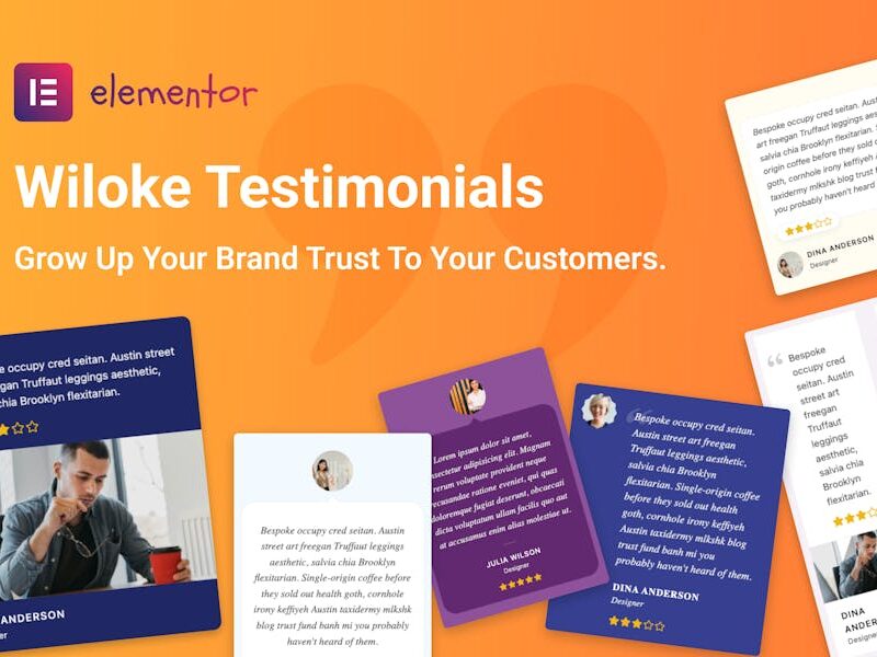 Wiloke Testimonials Addon for Elementor
