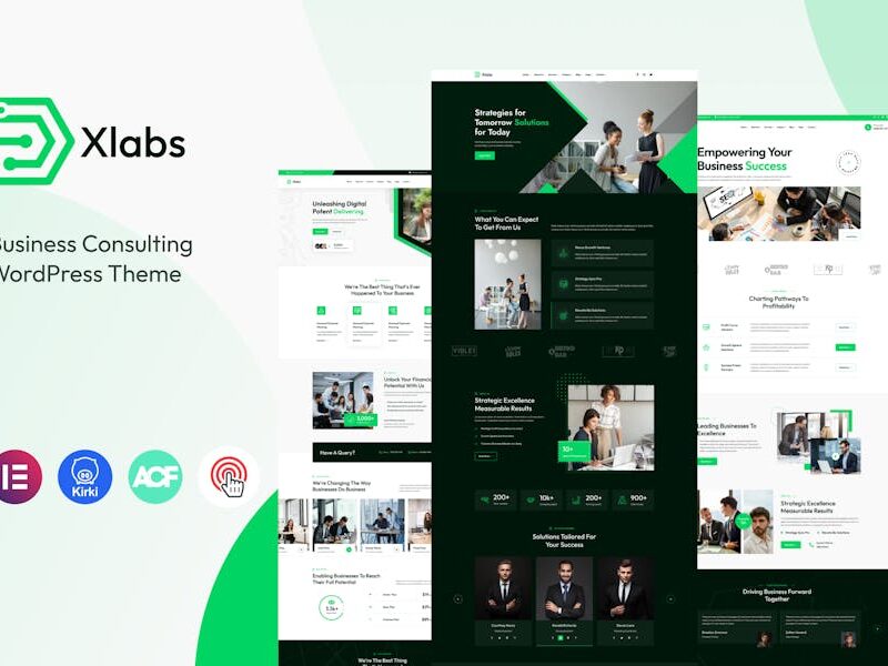 Xlab – Business Consulting WordPress Theme
