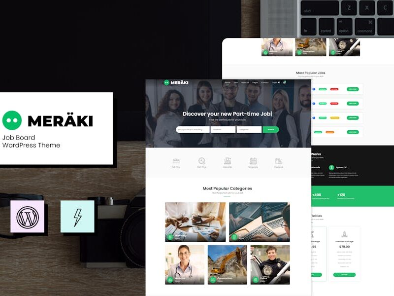 Meraki - Job Board WordPress Theme