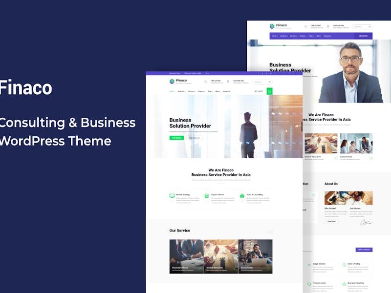 Finaco - Consulting & Business WordPress Theme