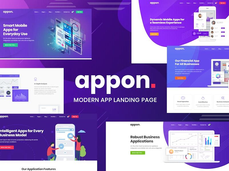 Appon - App & SaaS Software WordPress Theme