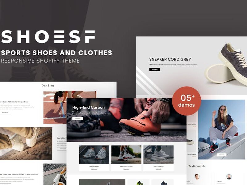 Shoesf - Running Sports Shoes Shopify Theme