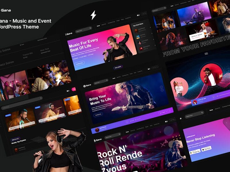 Gana - Music and Event WordPress Theme
