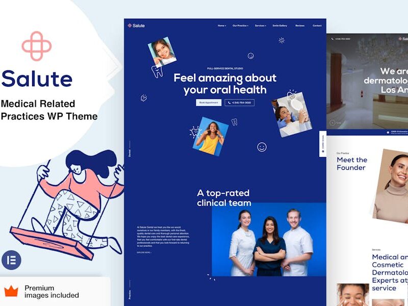 Salute - Health Medical Elementor Pro Theme