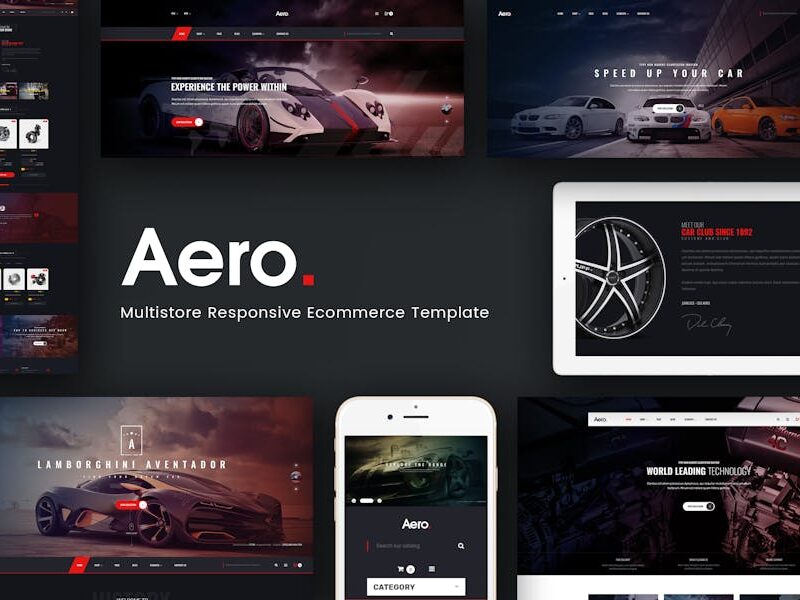 Aero - Car Accessories Opencart 3.x Theme