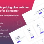 Ultimate Pricing Plan Switcher Addon for Elementor Ultimate Pricing Plan Switcher Addon for Elementor