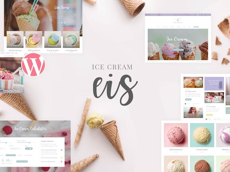 Eis - Ice Cream Shop WordPress Theme