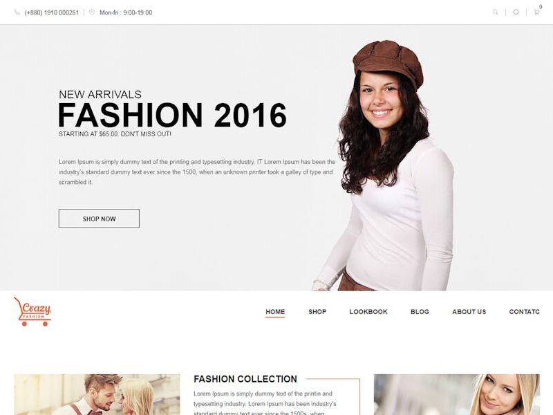 Crazy Fashion - Shopify Responsive Theme