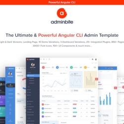 Adminbite Angular 10 Dashboard Template