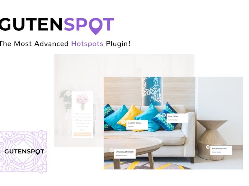 GutenSpot - Image Gallery Hotspots for Gutenberg