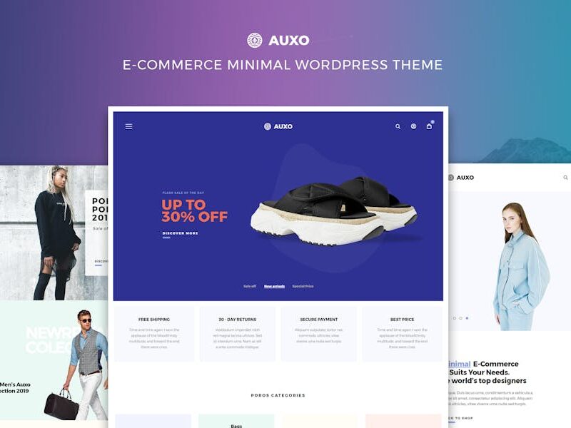 Auxo – Minimal WooCommerce WordPress Theme