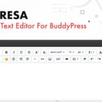 Miresa – WordPress Rich Text Editor For BuddyPress