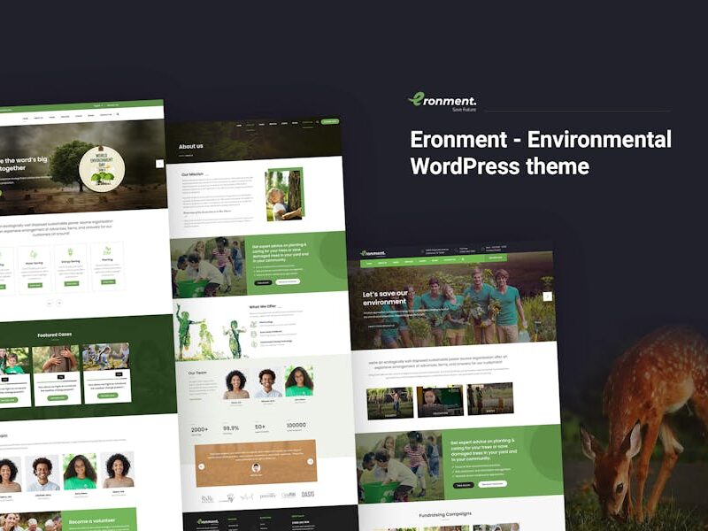 Eronment - Environmental WordPress theme