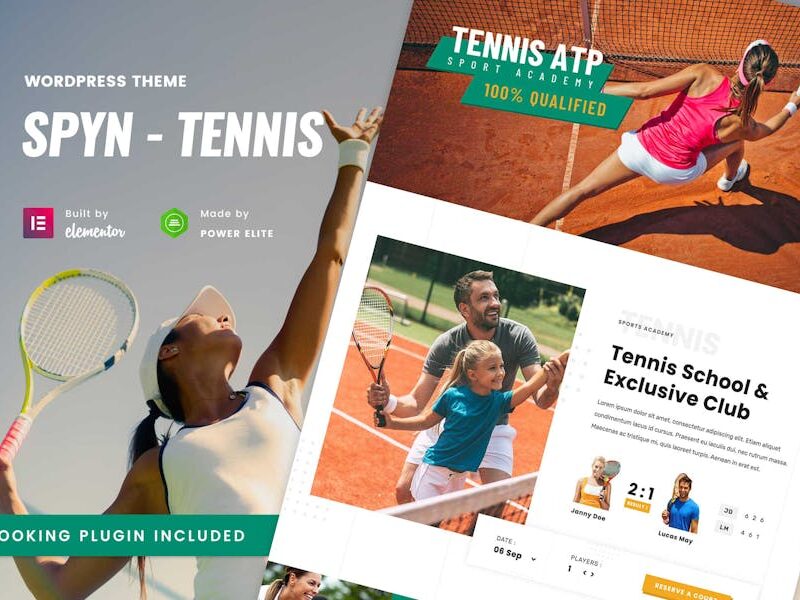 Tennis Club WordPress Theme