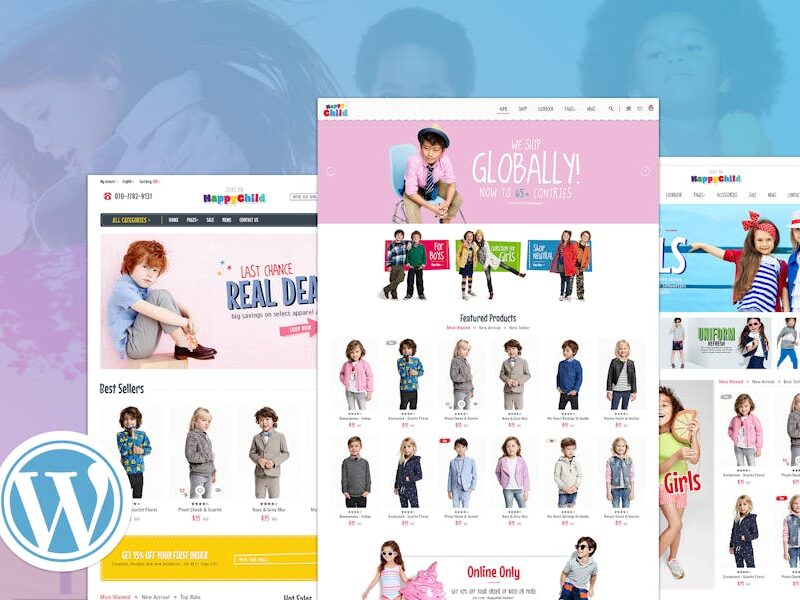 HappyChild | Multi Store Responsive WordPress Them