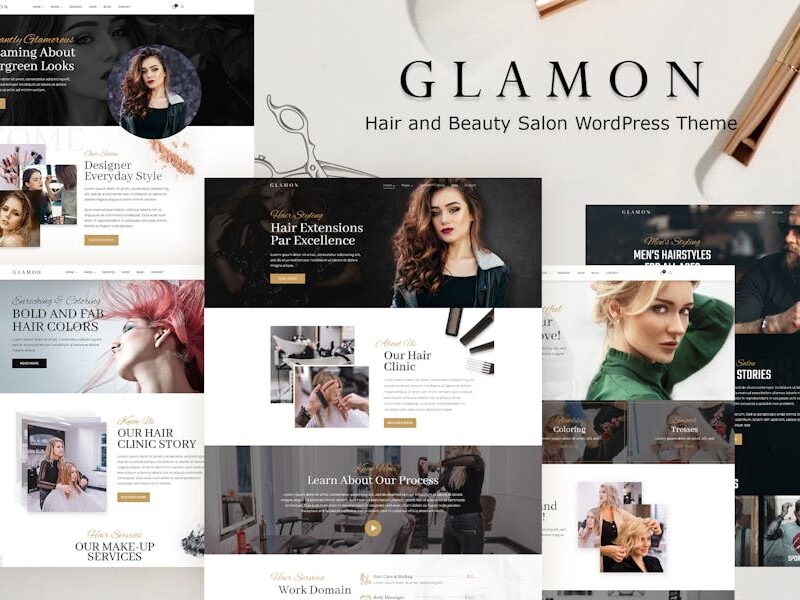 Glamon - Salon & Barber Shop Theme