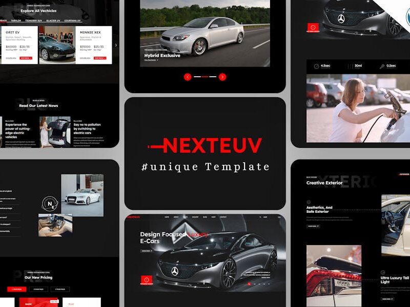 NextEuv - EV Shop, Single Product Store WordPress