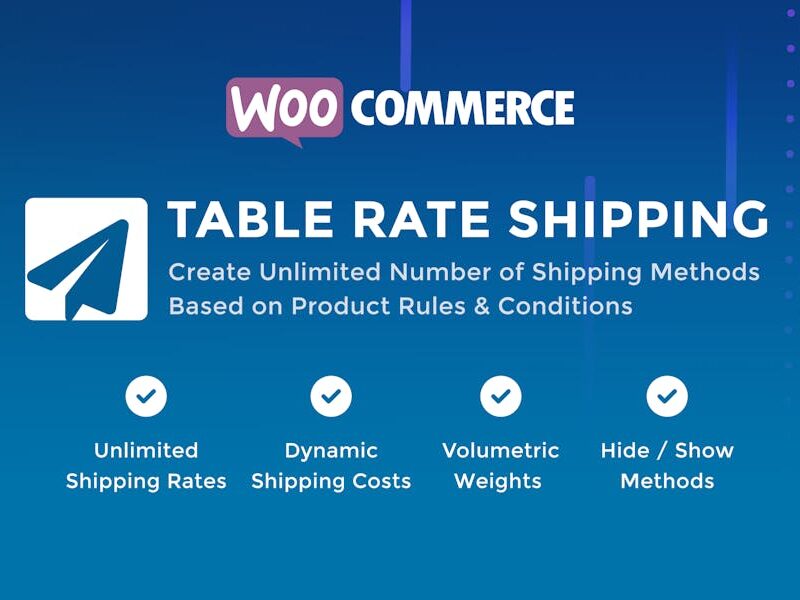 Table Rate Shipping - WooCommerce