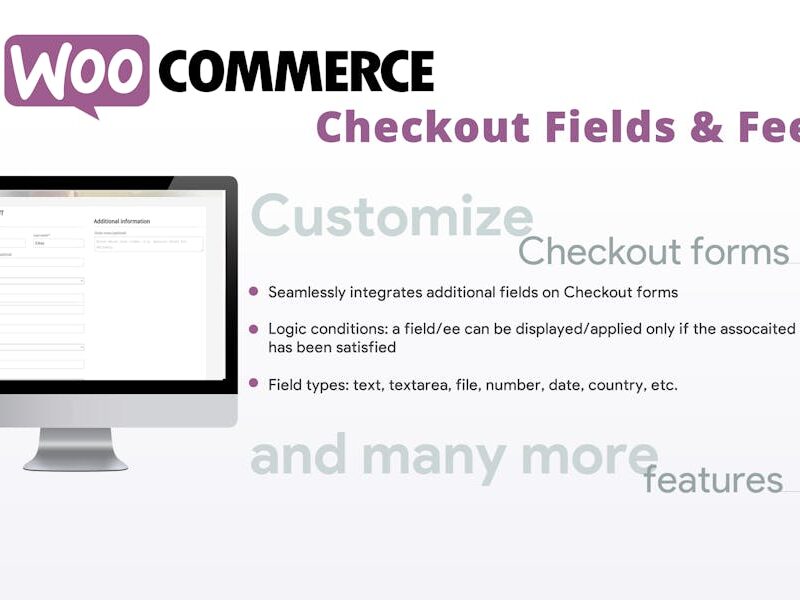 WooCommerce Checkout Fields & Fees