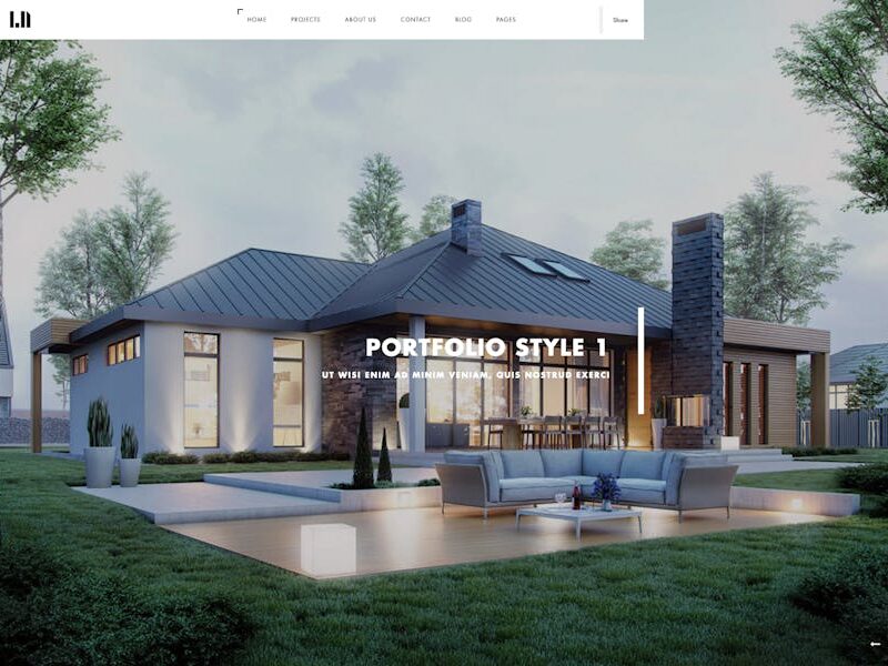 Domik - Responsive Architecture WordPress Theme