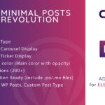 Minimal Posts Revolution For Elementor Plugin Minimal Posts Revolution For Elementor Plugin
