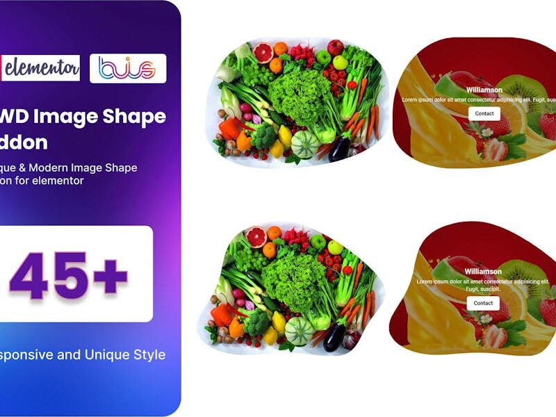 BWD Image Shape addon for elementor