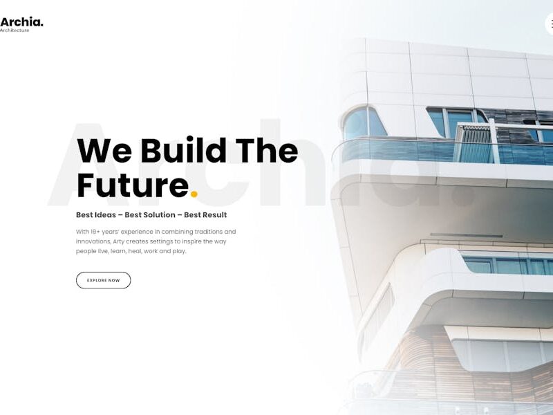 Archia - Architecture & Interior WordPress Theme