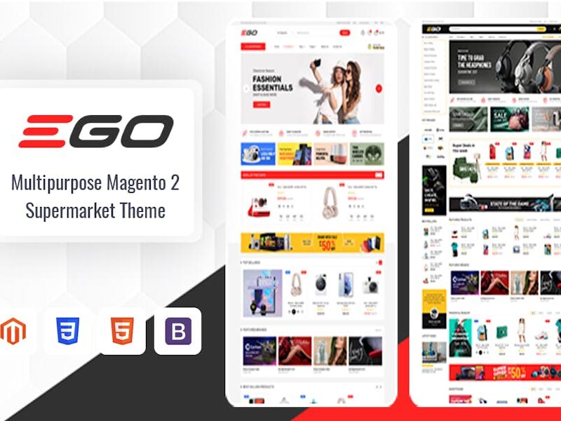 Ego - Marketplace Multipurpose Magento 2 Theme