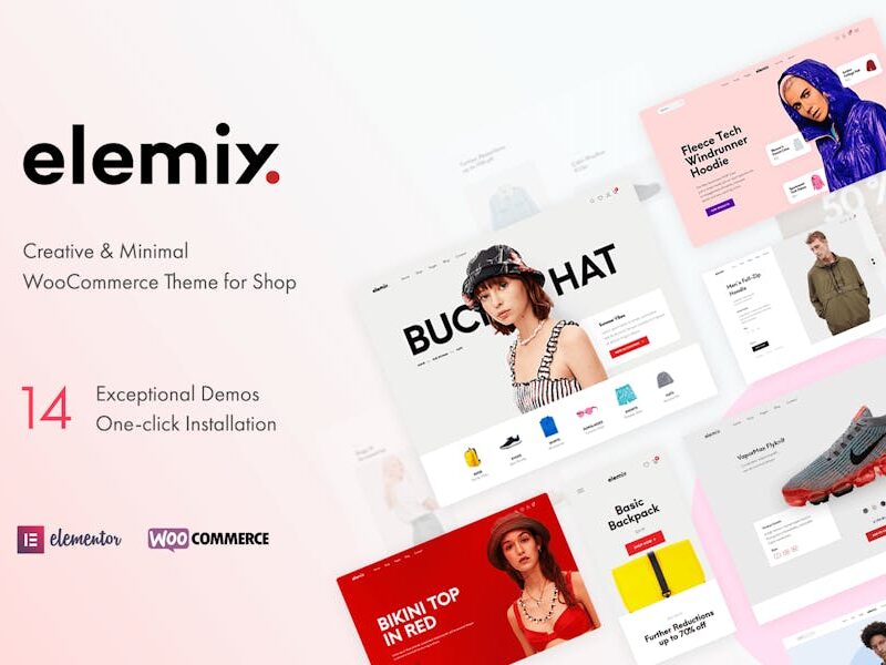Elemix - Modern & Creative WooCommerce Theme