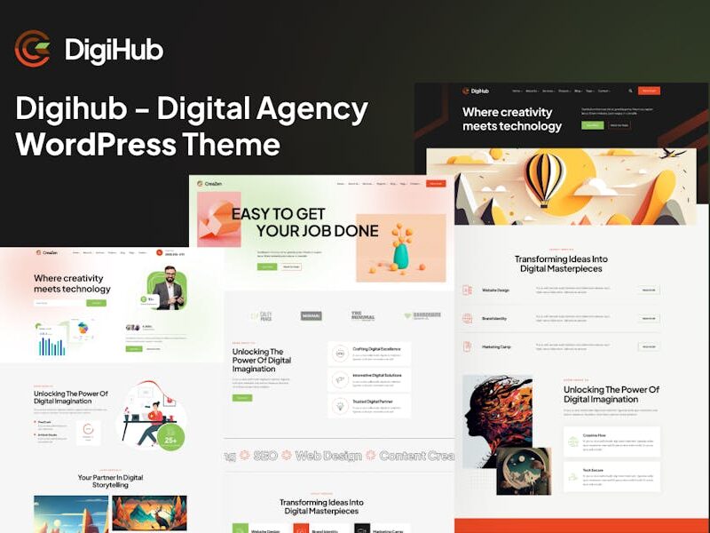Digihub - Digital Agency WordPress Theme