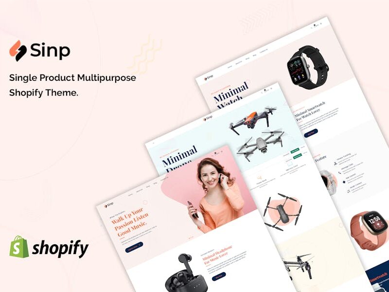 Sinp - Single Product Multipurpose Shopify Theme
