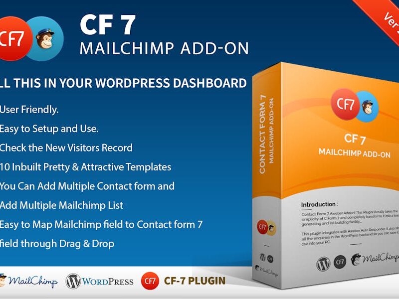CF7 7 Mailchimp Add-on