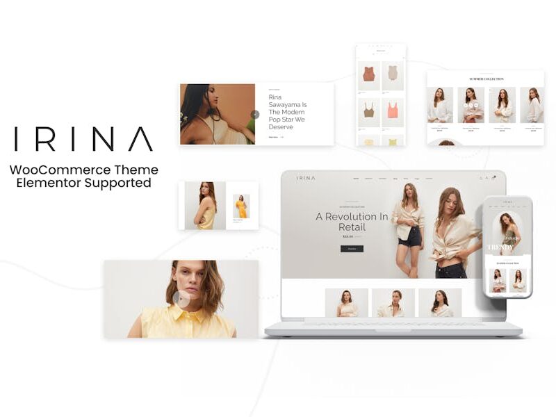 IRINA - Elementor WooCommerce Theme