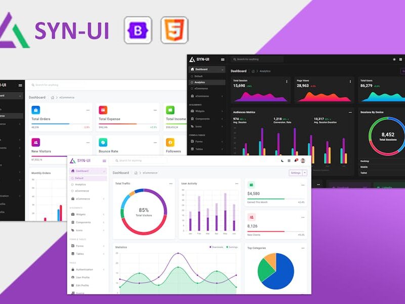 SYN-UI - Bootstrap Admin Template